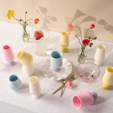 Unbreakable Silicone Bubble Champagne Flute Set (2pcs) By STYLD.